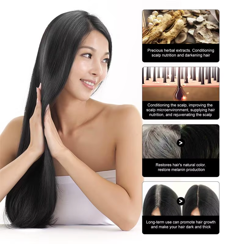 Shampoing magique à base de plantes naturelles