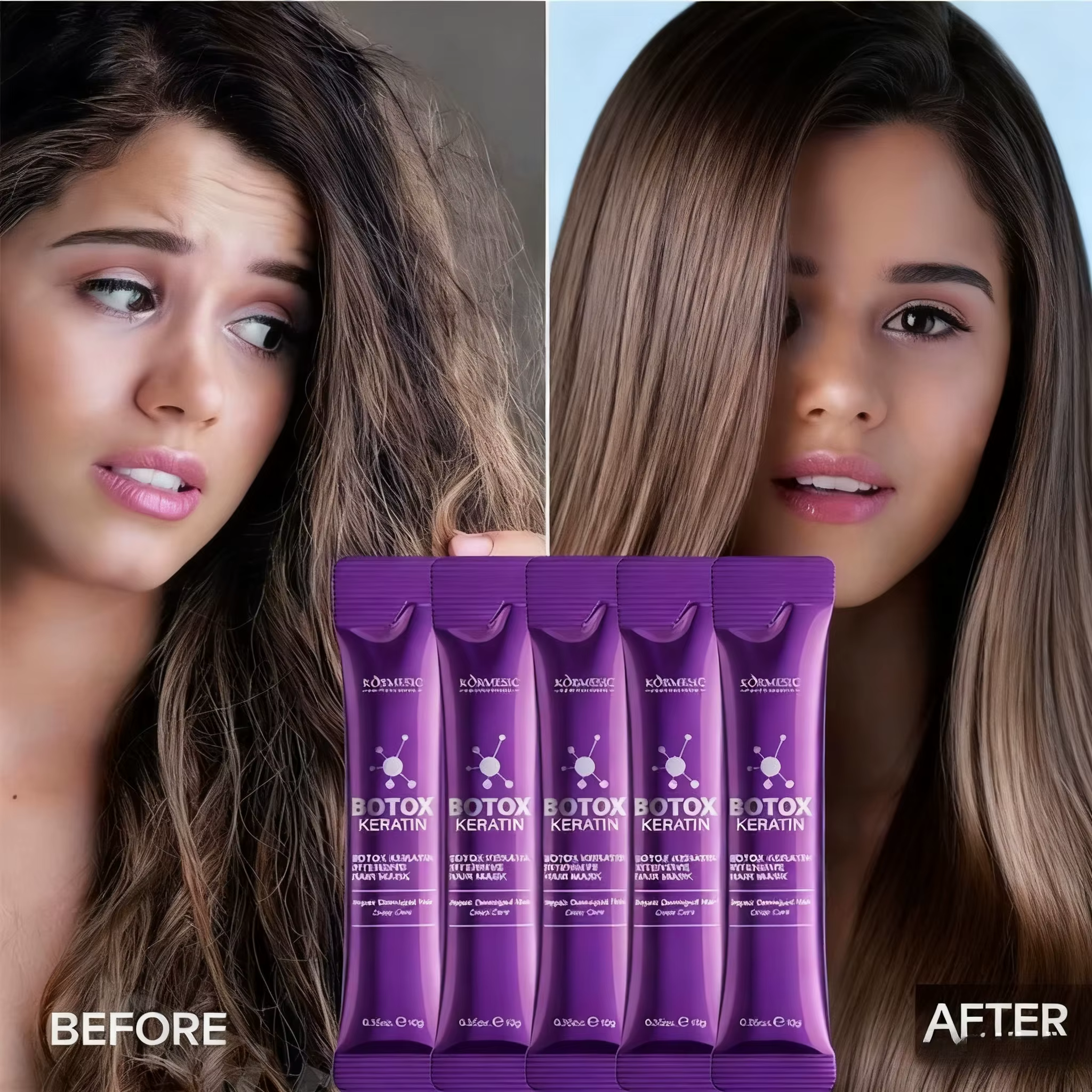 Masque capillaire à la kératine