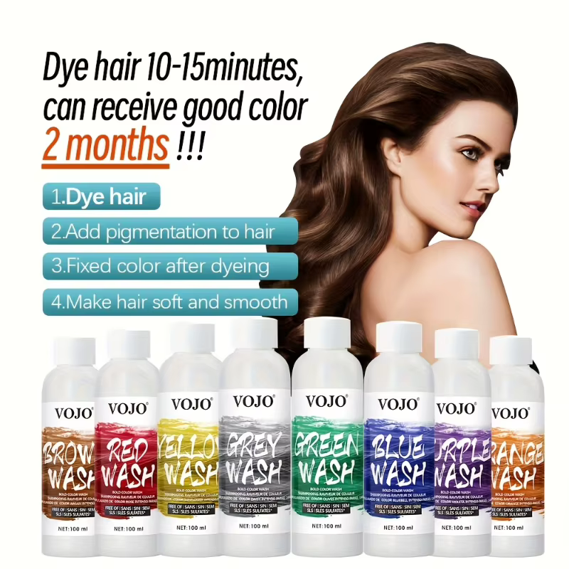 Shampooing Teinture Cheveux Semi-Permanent