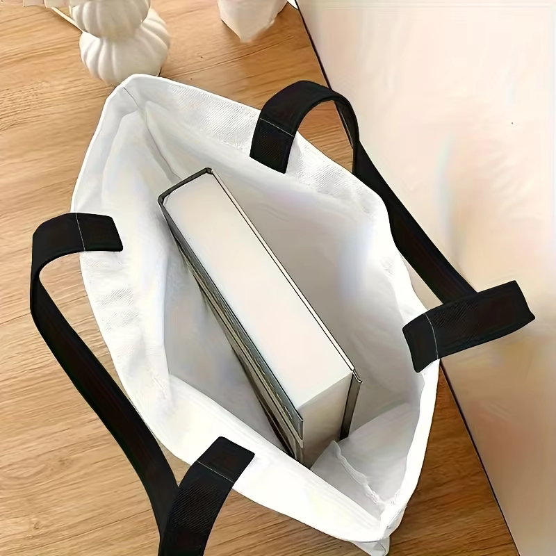 Sardines en huile d'olive Pure, sac à bandoulière pour Shopping quotidien, imprimé poisson coloré, tissu Durable, rayures jaunes, fourre-tout pour femmes