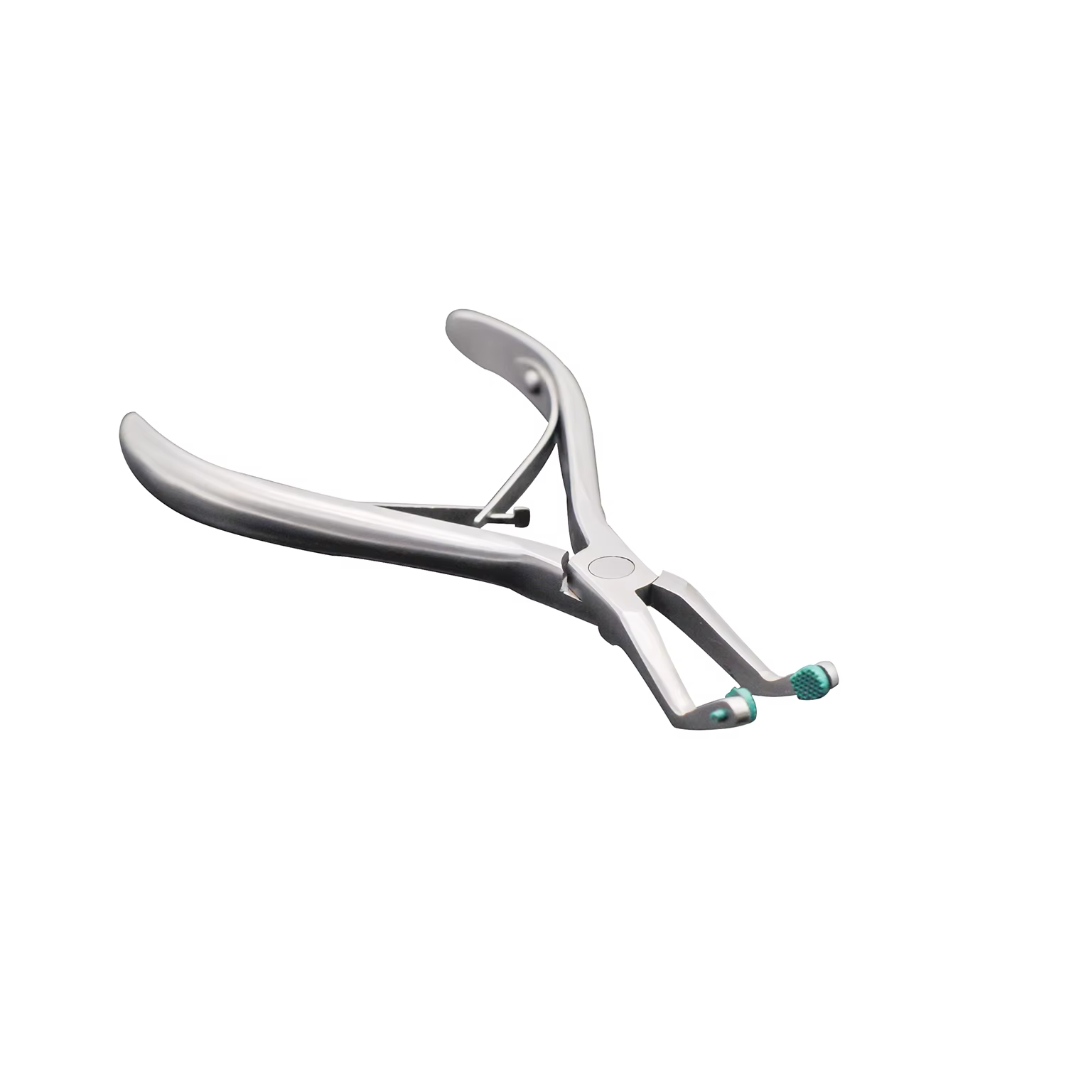 Pince dissolvant de couronne dentaire avec pointes vertes en caoutchouc vert, outils de dissolvant de couronne temporaire pour dentiste, 1 pièce