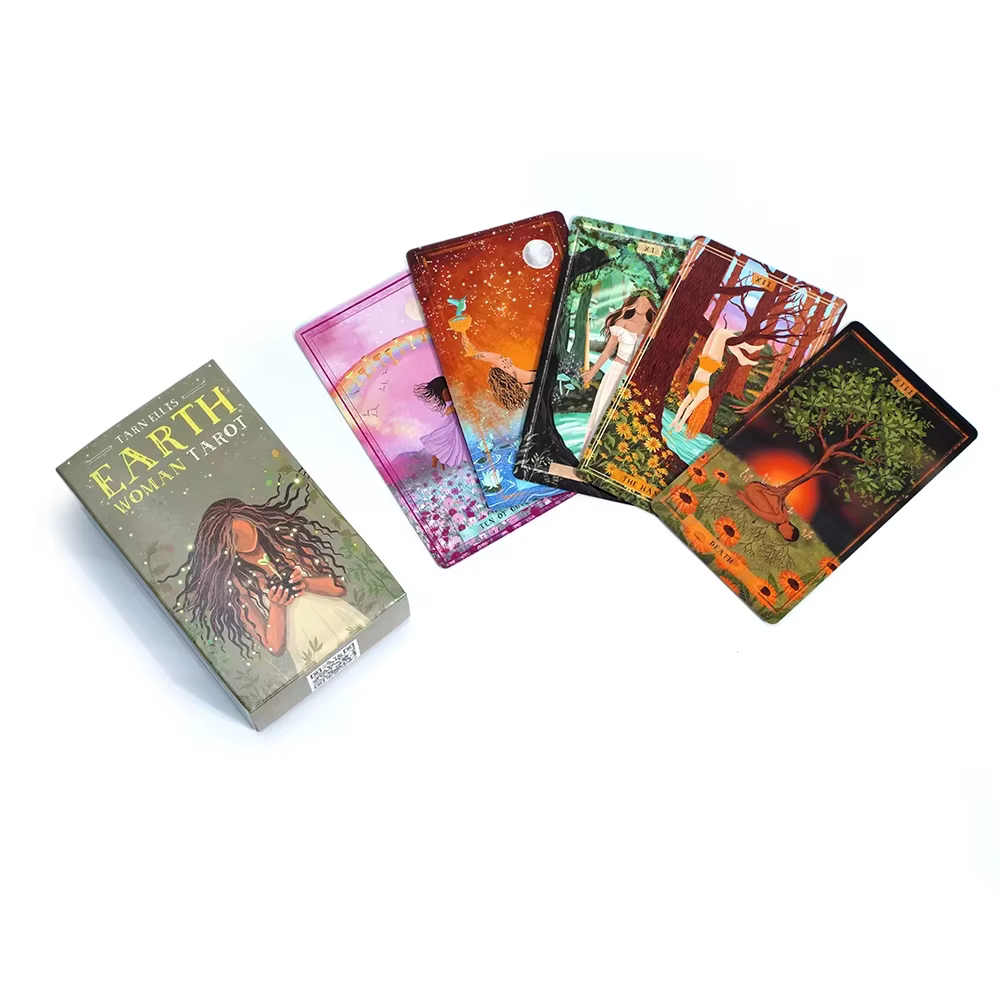 Terre femme Tarot Deck 78 pièces cartes Tarot nourrir votre intuition et célébrer la sagesse de la mère Nature