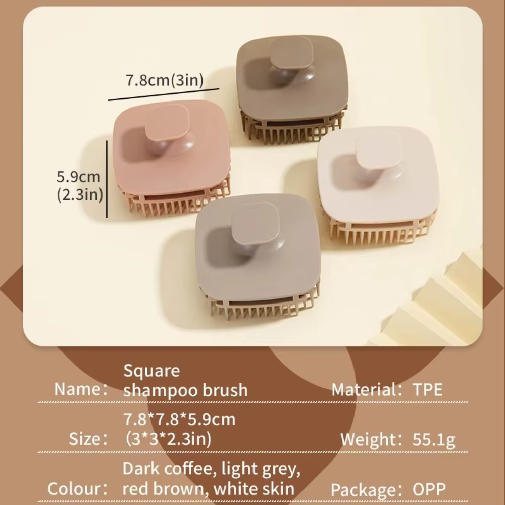 Brosse de massage du cuir chevelu en silicone souple, peigne de lavage des cheveux, brosse exfoliante douce pour éliminer les pellicules et soulager le stress