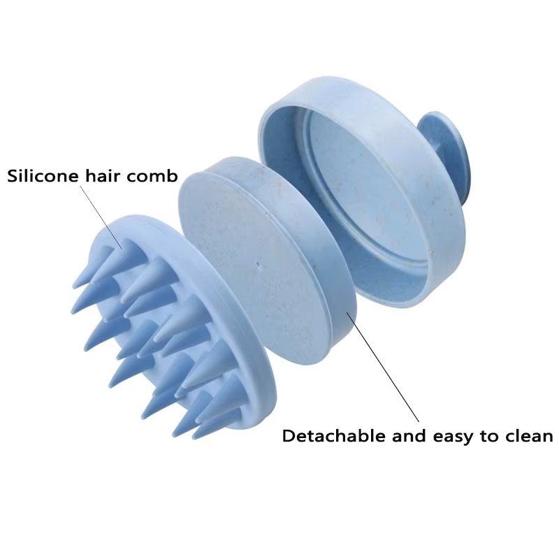Brosse à shampoing en Silicone