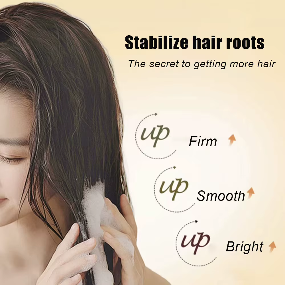 Shampoo Herbal Naturel Chinois Bawang 400ml - Shouwu & Ginseng - Soin Anti-Chute