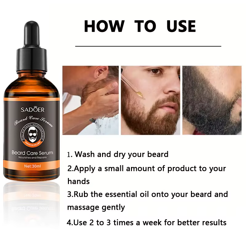 Ensemble de soins pour barbe pour hommes