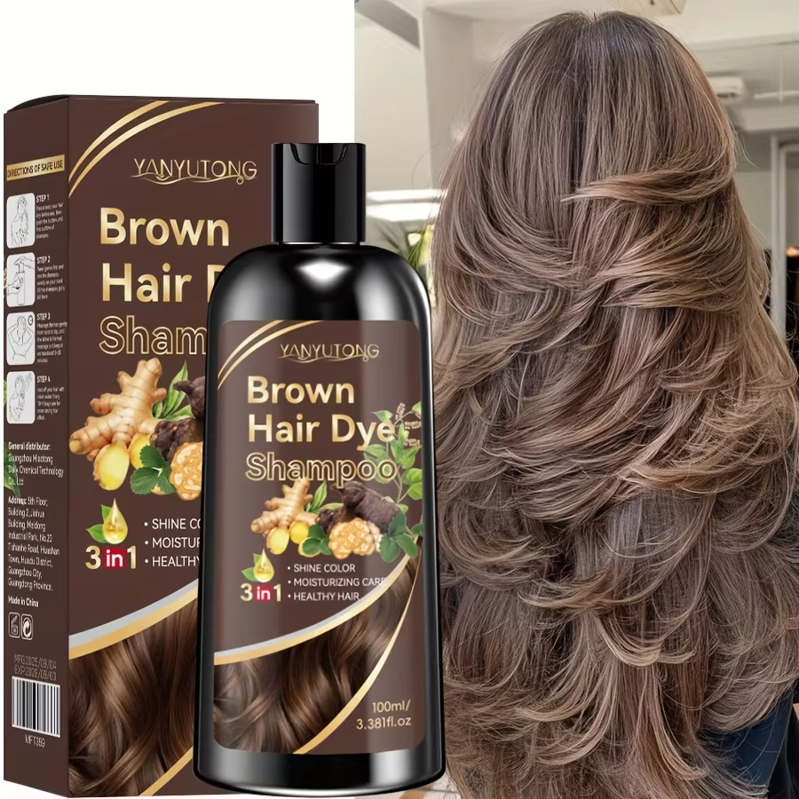 Shampoing traité de couleur au curcuma 3 en 1