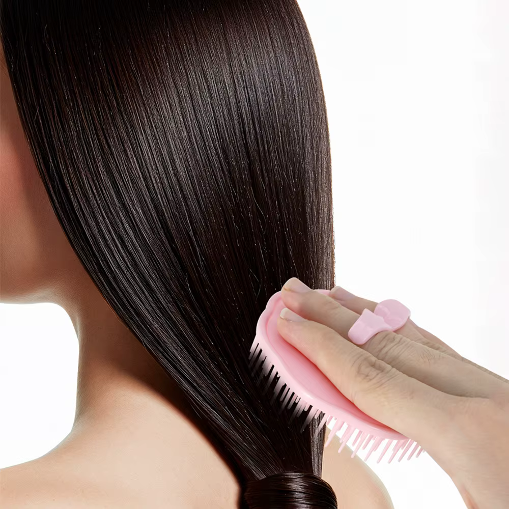Brosse de massage du cuir chevelu
