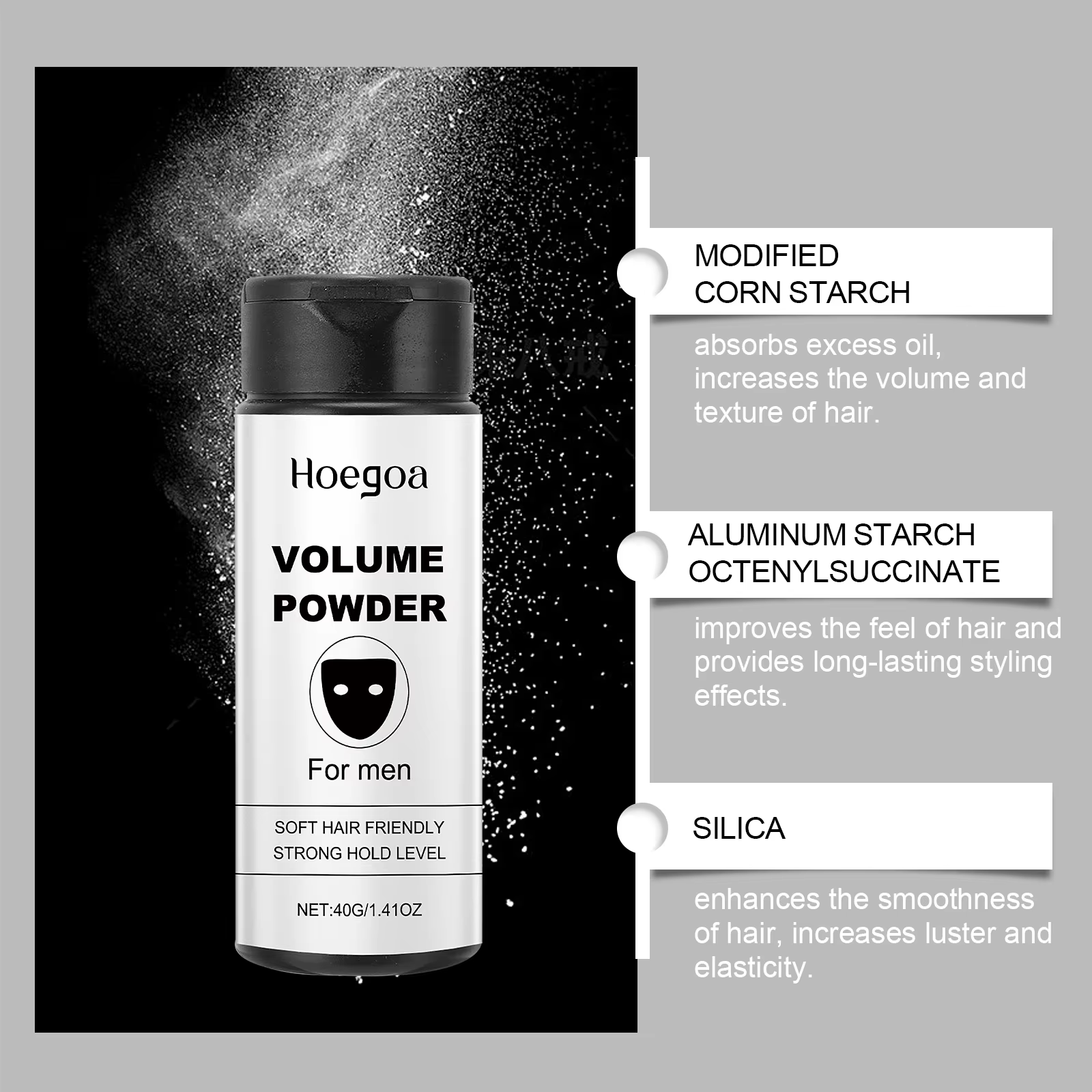 Poudre de Texture coiffante longue durée
