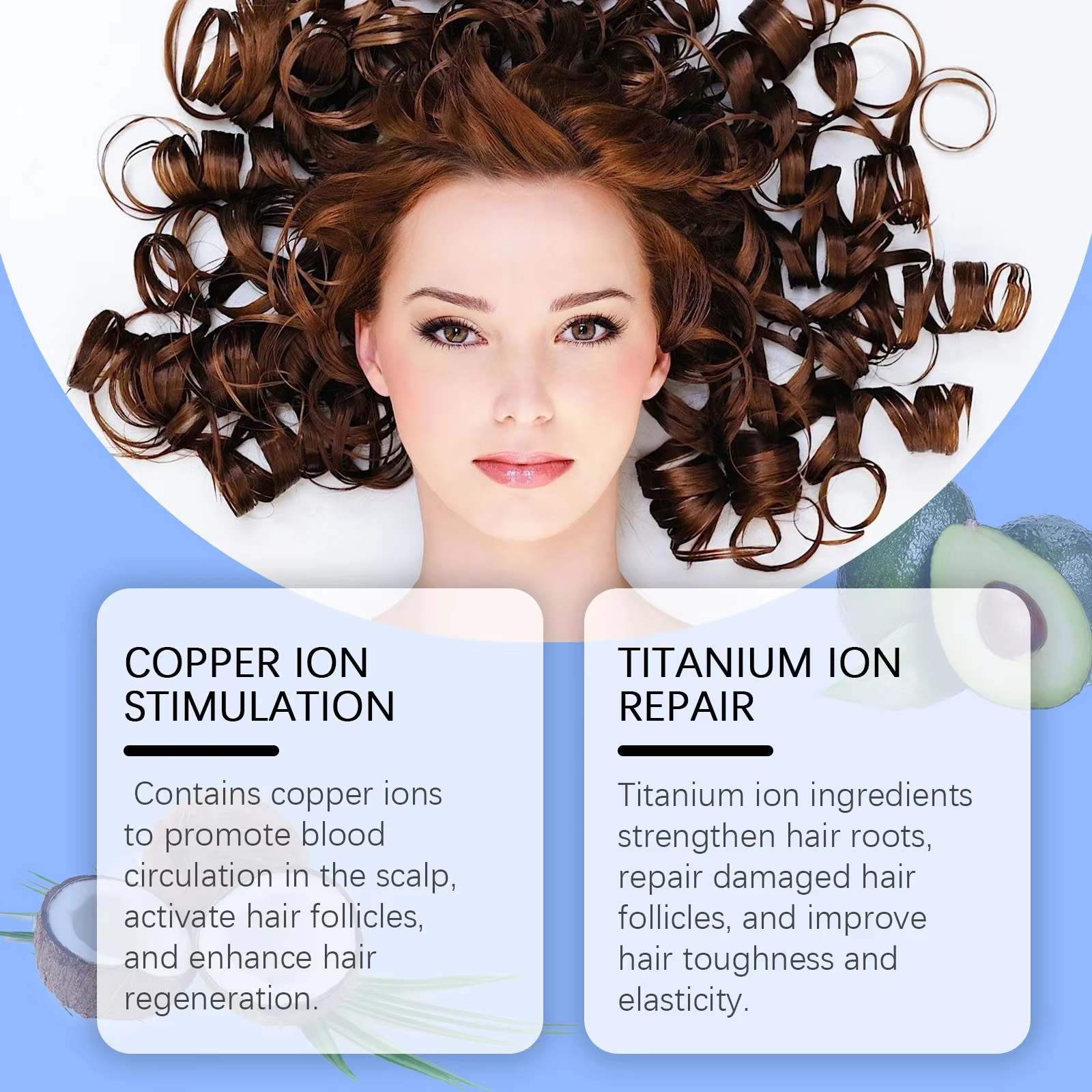 Sérum capillaire au cuivre et aux peptides