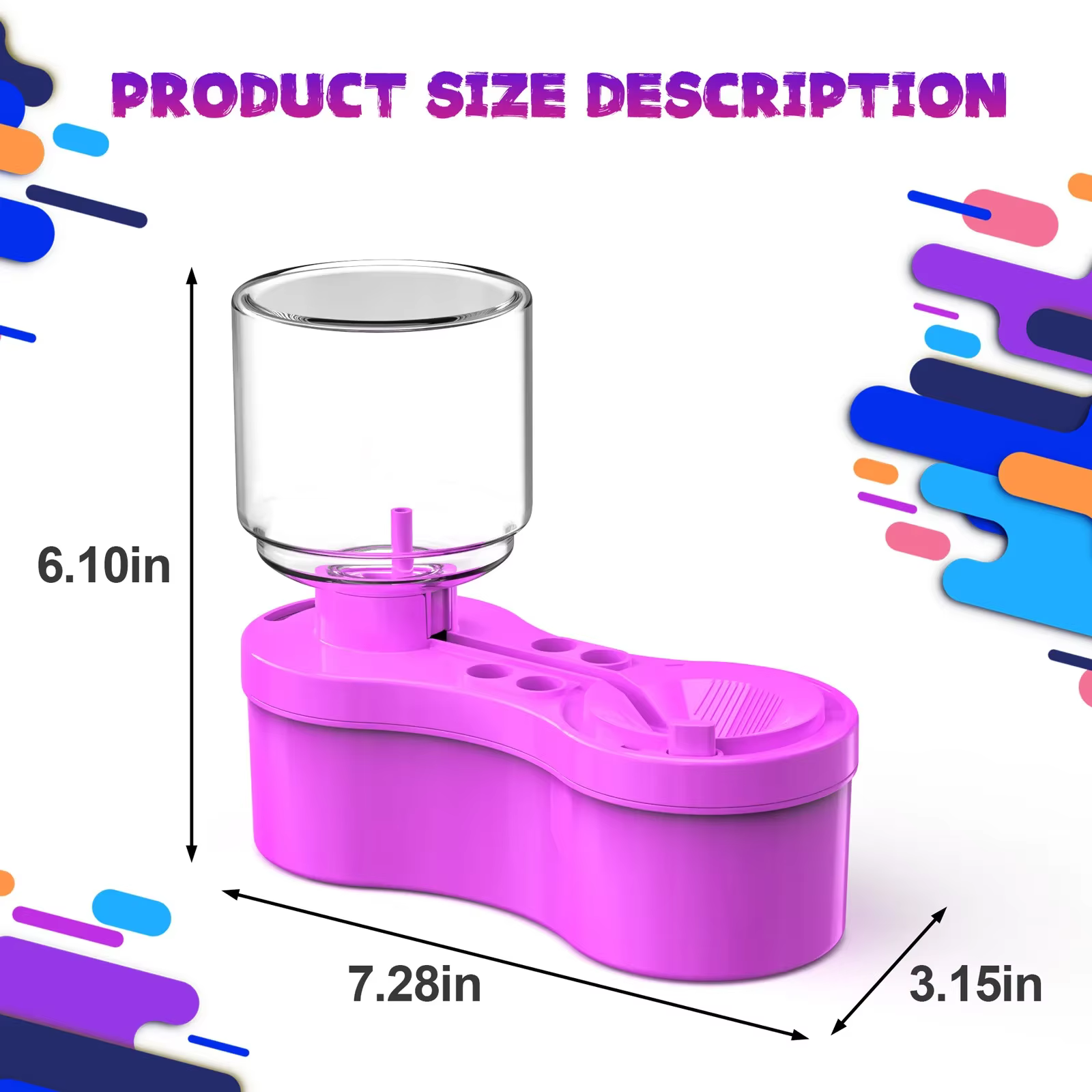 Nettoyeur de pinceaux à peinture, rinçage de pinceaux à aquarelle, nettoyeur de pinceaux à peinture à l'huile pour peinture acrylique et à base d'eau, fournitures artisanales, outils