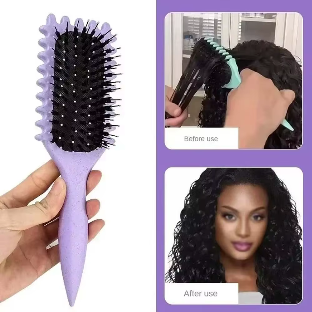 Brosse Coiffante pour Cheveux Bouclés