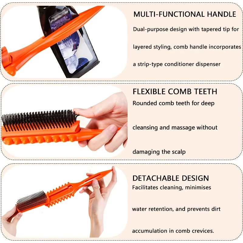 Brosse démêlante 9 rangs