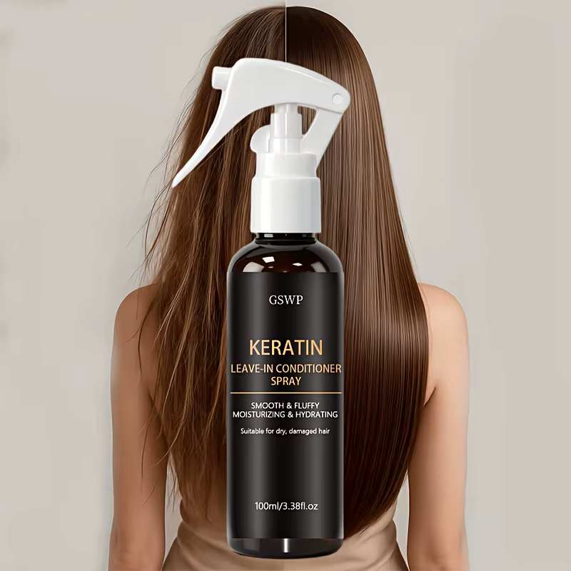 Spray capillaire à la kératine GSWP : Réduit les frisottis
