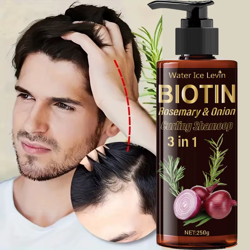 Shampoo à la biotine 3-en-1