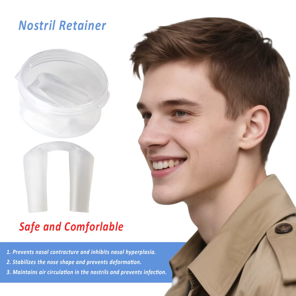 Dispositif de maintien et de remodelage post-opératoire pour narines, aide à la récupération après rhinoplastie, support de remodelage nasal post-chirurgical