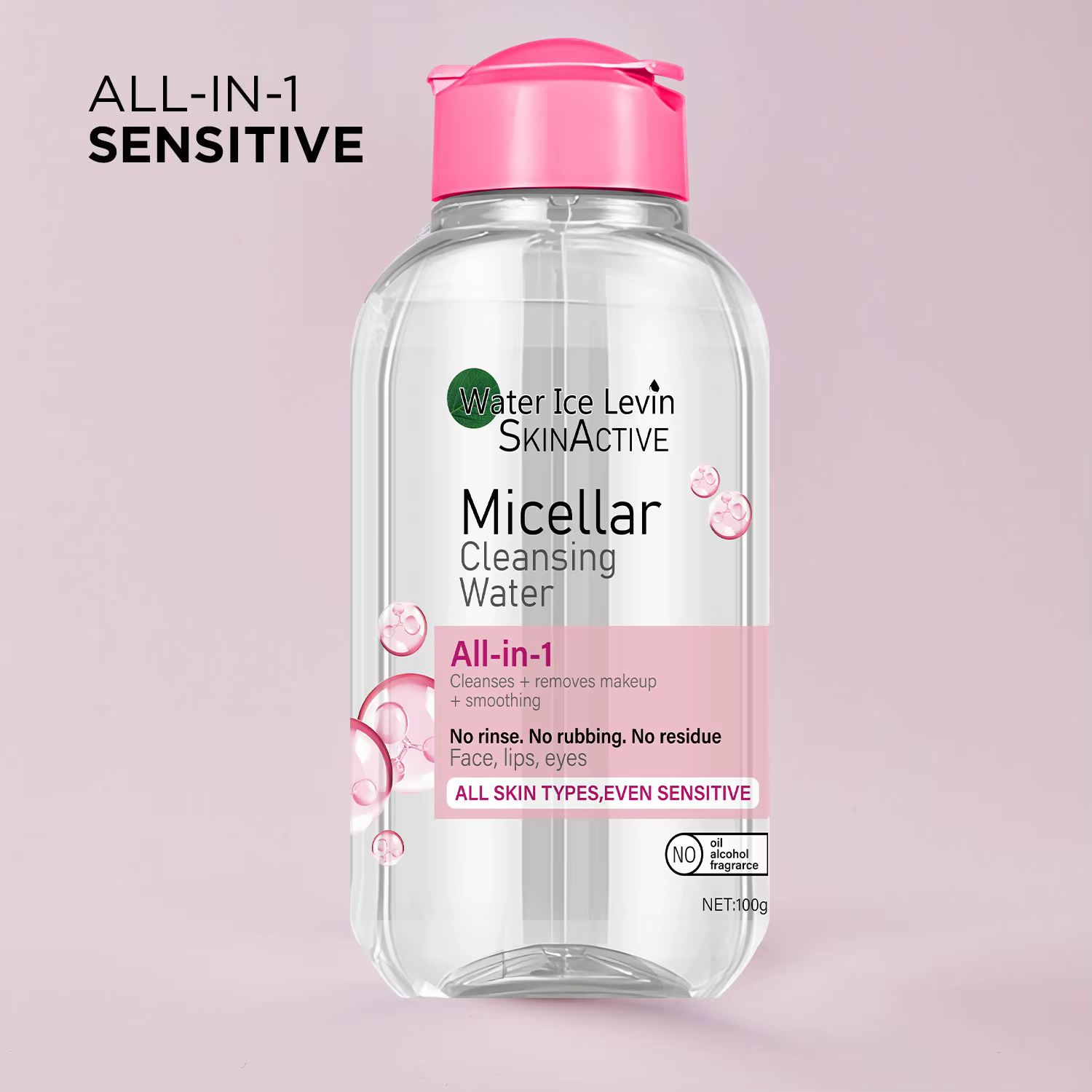 Eau Micellaire Hivernale Hydratante | Nettoie, Démaquille et Apaise sans Rincer | Avec Ceramides pour la Barrière de la Peau