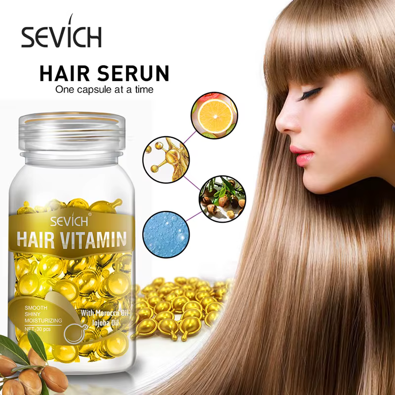 Capsule de vitamine pour cheveux