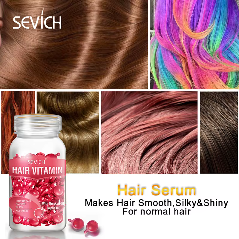 Capsule de vitamine pour cheveux