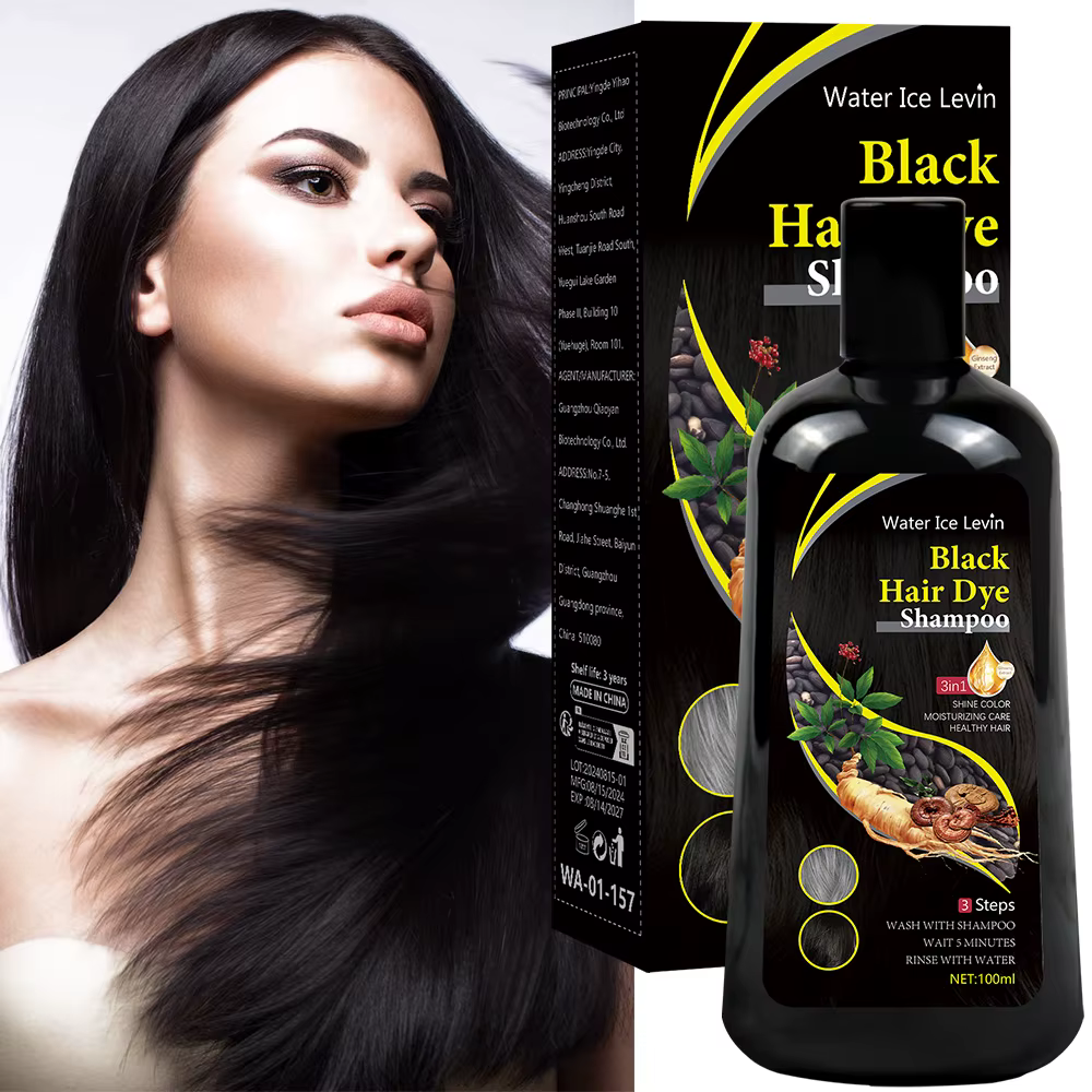 Nouveau 100ml noir couleur de cheveux colorant