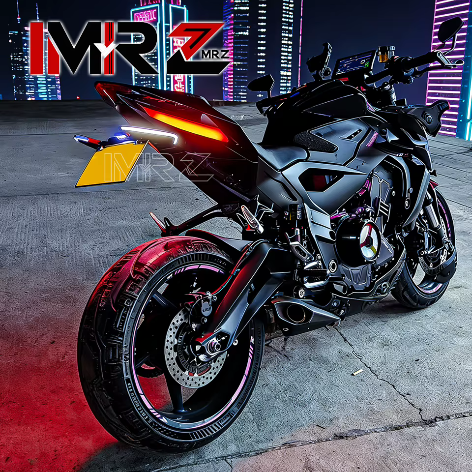 Nouveau support de plaque d'immatriculation arrière en fer pour motos ZONTES RR703 703R 703RR 703 RR 2025 2026+ Accessoires de moto Support pliable Pièces