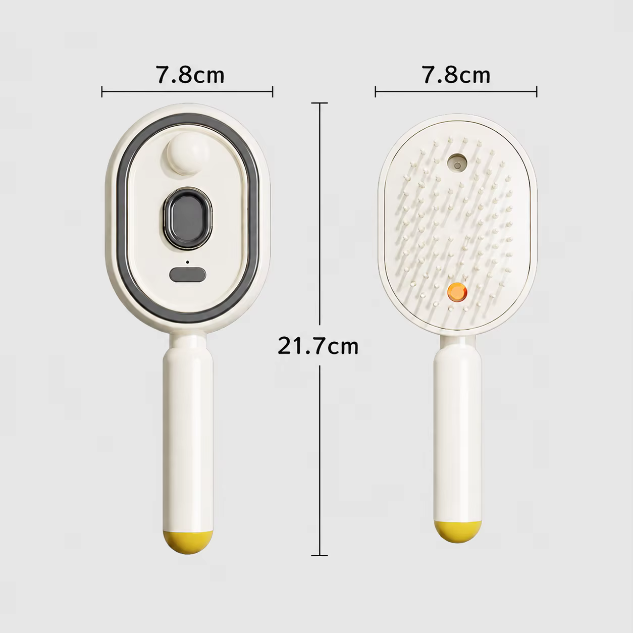 Brosse à cheveux électrique pulvérisatrice et massante