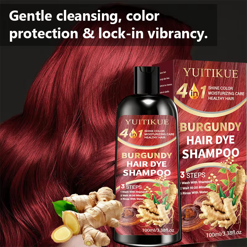 Shampoo colorant capillaire YUITIKUE Bourgogne 100ml