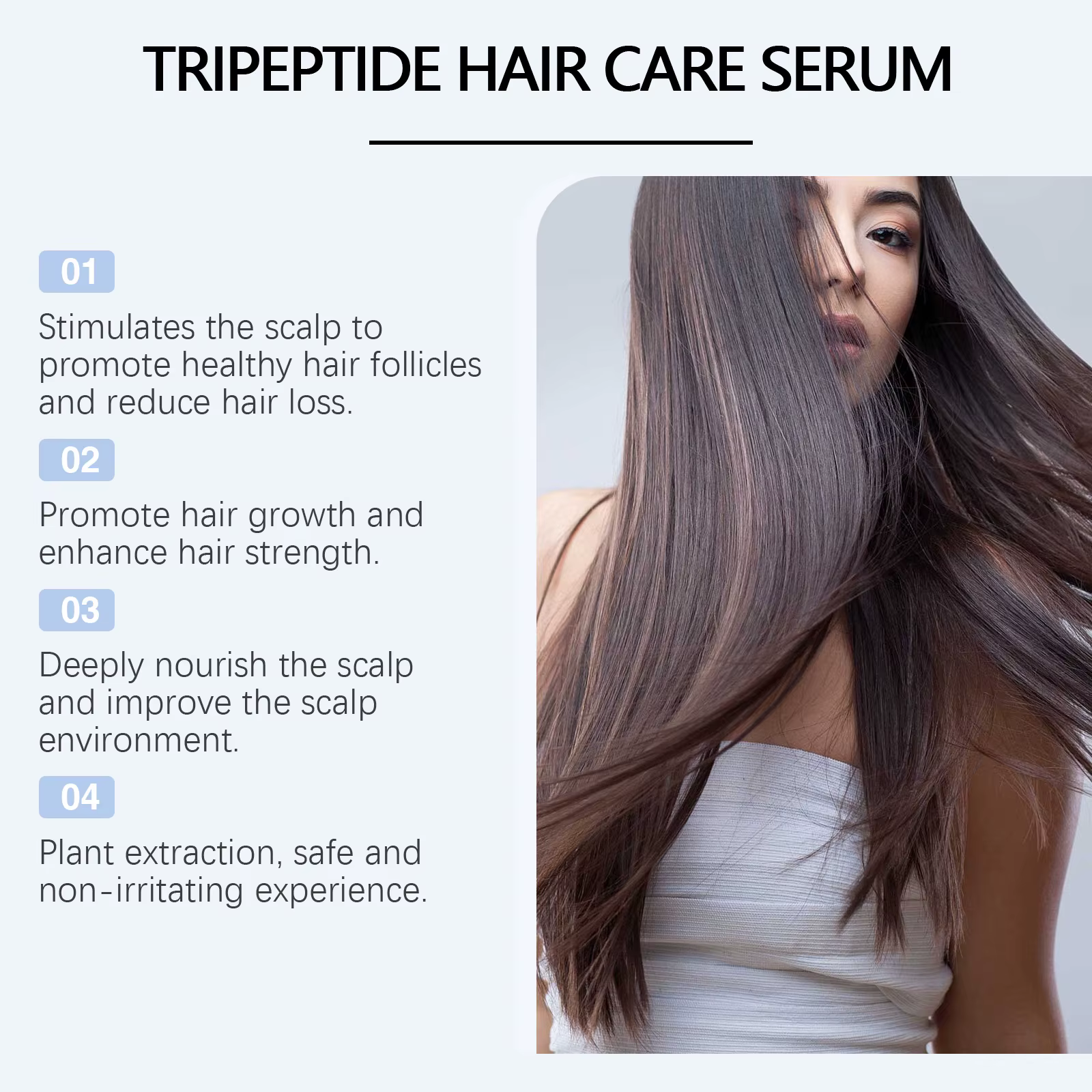 Sérum capillaire tripeptide