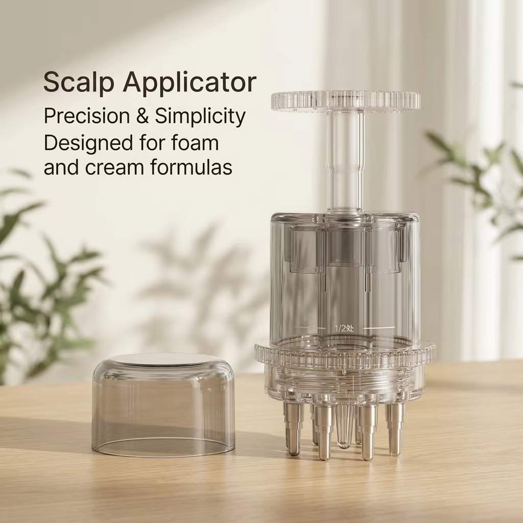Peigne applicateur pour le cuir chevelu