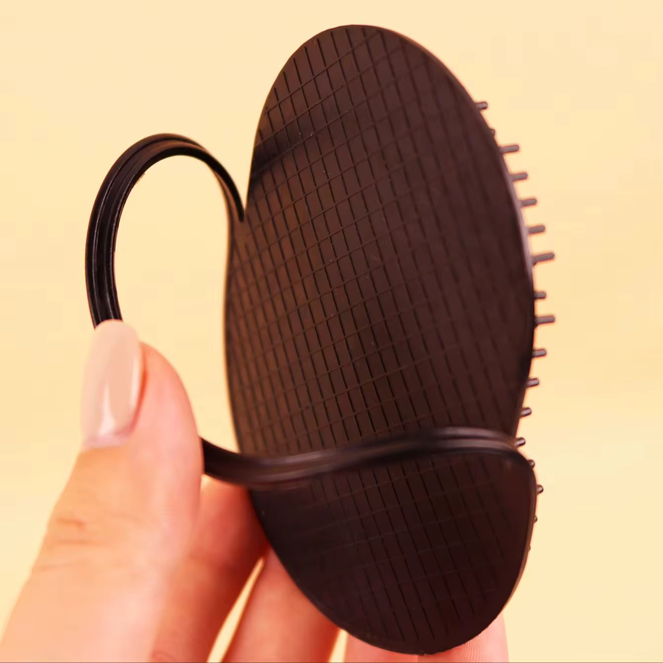 Brosse démêlante pour tous types de cheveux, pour cheveux secs et mouillés, brosse à shampoing, spéciale pour perruques en cheveux naturels, 1 pièce