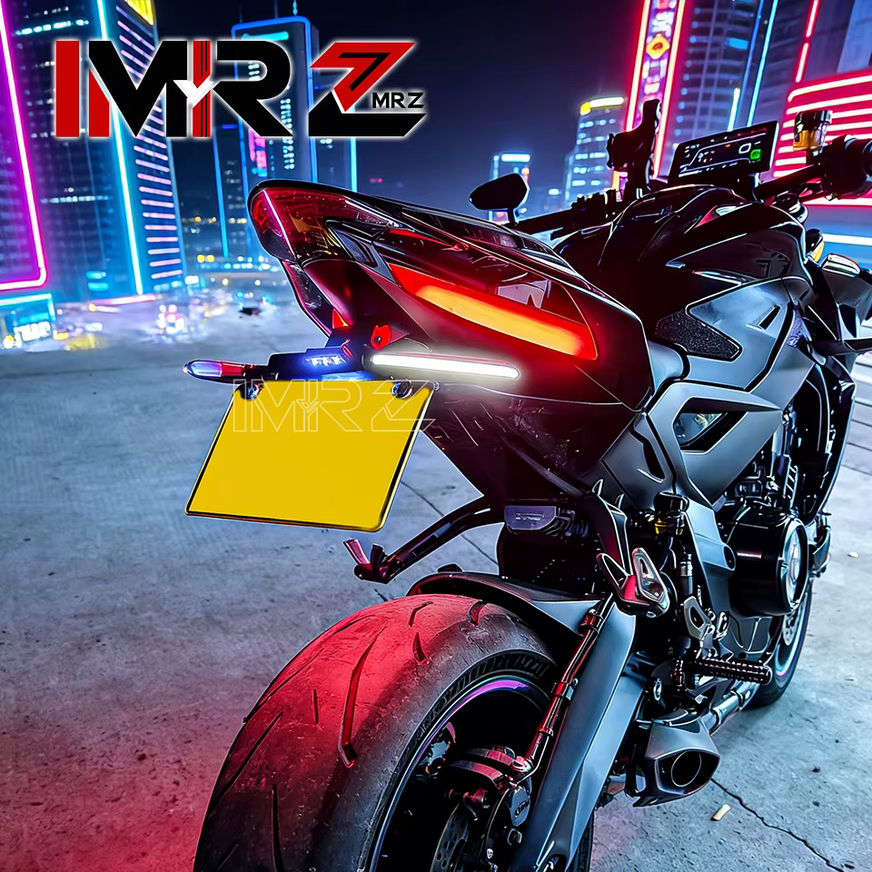 Nouveau support de plaque d'immatriculation arrière en fer pour motos ZONTES RR703 703R 703RR 703 RR 2025 2026+ Accessoires de moto Support pliable Pièces