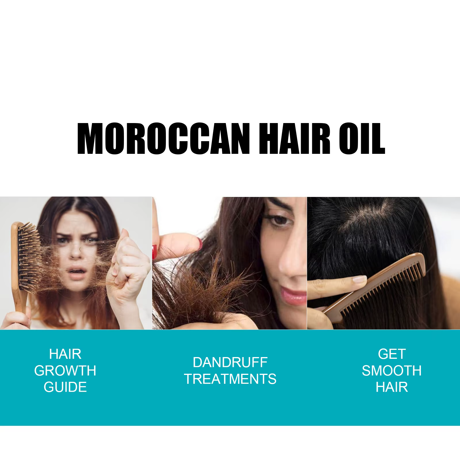 Huile essentielle marocaine anti-chute de cheveux