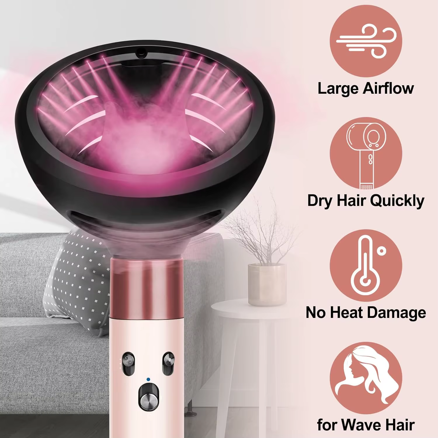 Buse de diffuseur buse de coiffure pour Dyson Airwrap HS01 HS05 SenCiciMen X9 sèche-cheveux diffuseur professionnel buse de sèche-cheveux