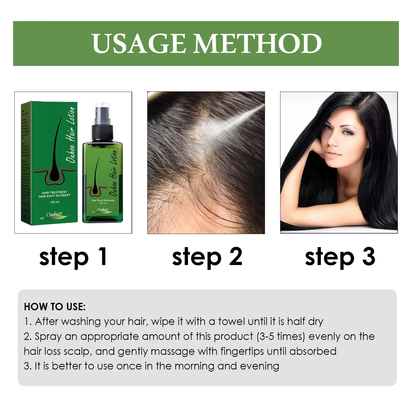 Spray Anti-perte de cheveux