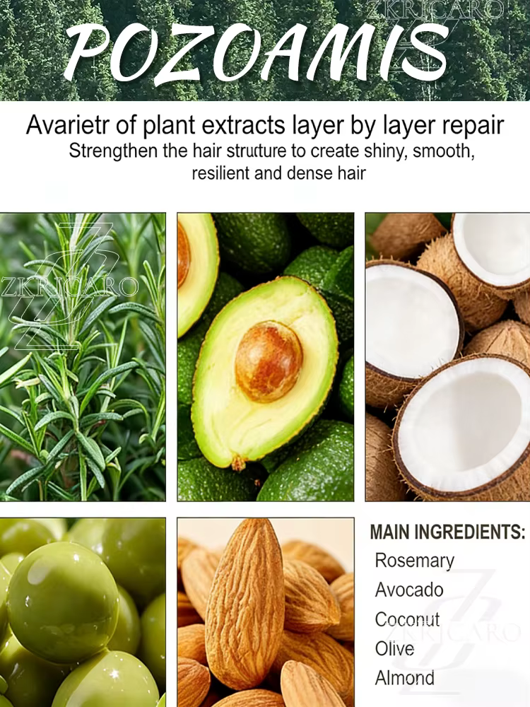 Renforce les racines et nourrit le cuir chevelu. Une seule goutte d'essence suffit pour réveiller les cheveux.