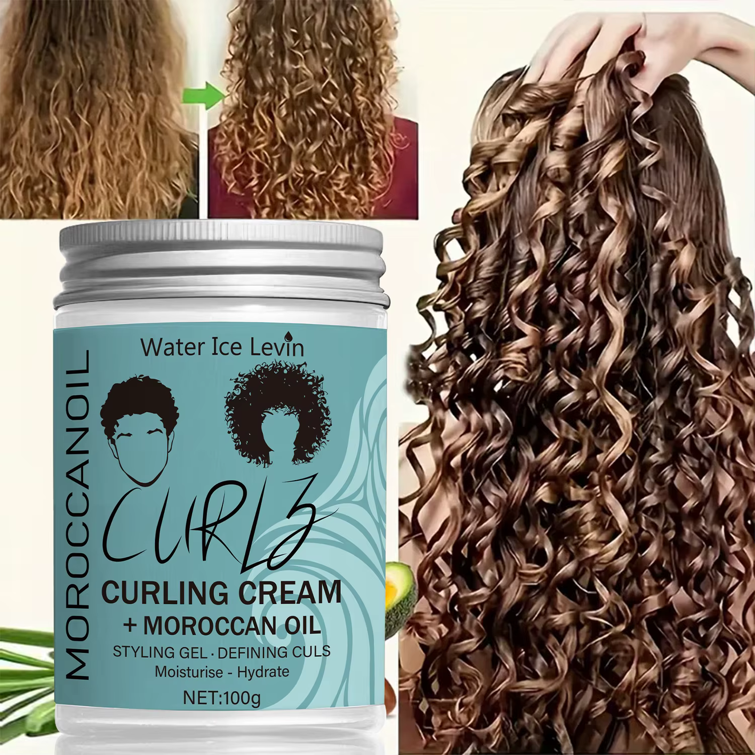 Crème pour Boucles à l'Huile de Coco - Définition