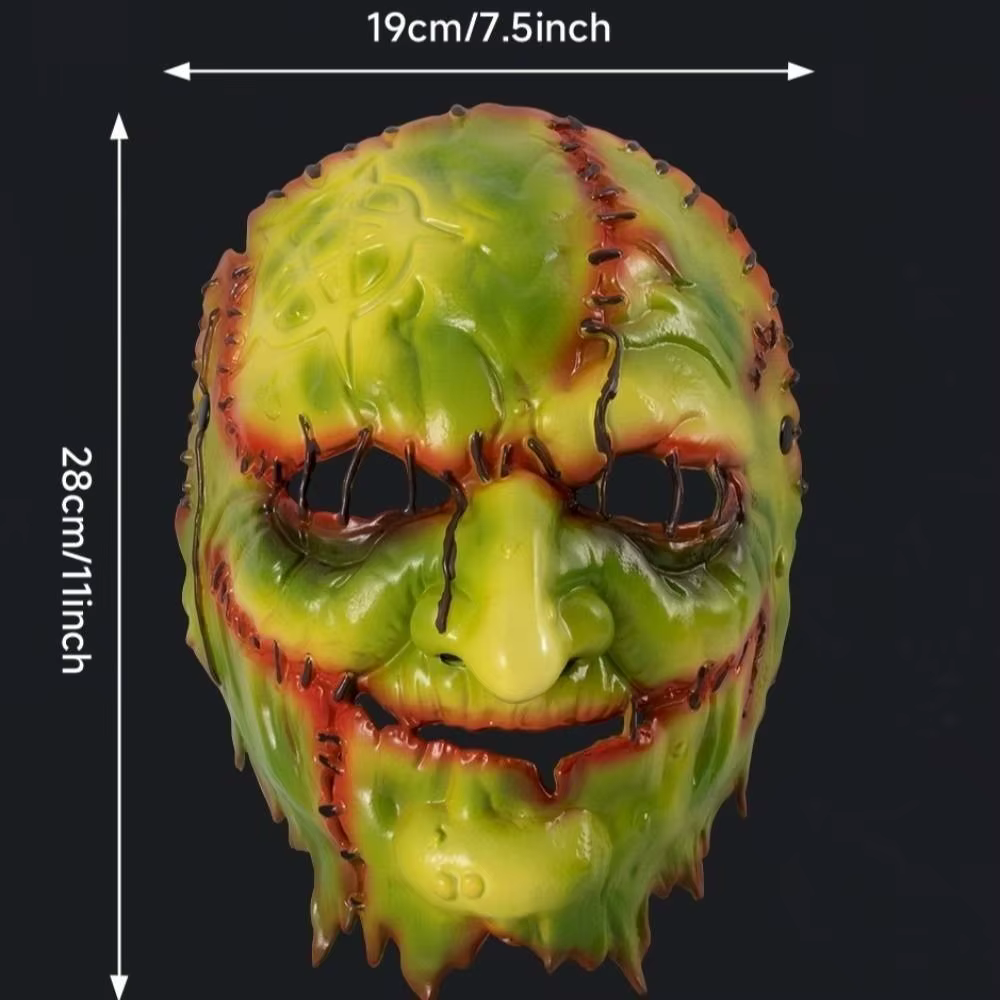Cicatrice de sang Halloween masque de sorcière masque de mascarade masque de forêt sombre Cosplay vieil homme visage effrayant tueur diable masque