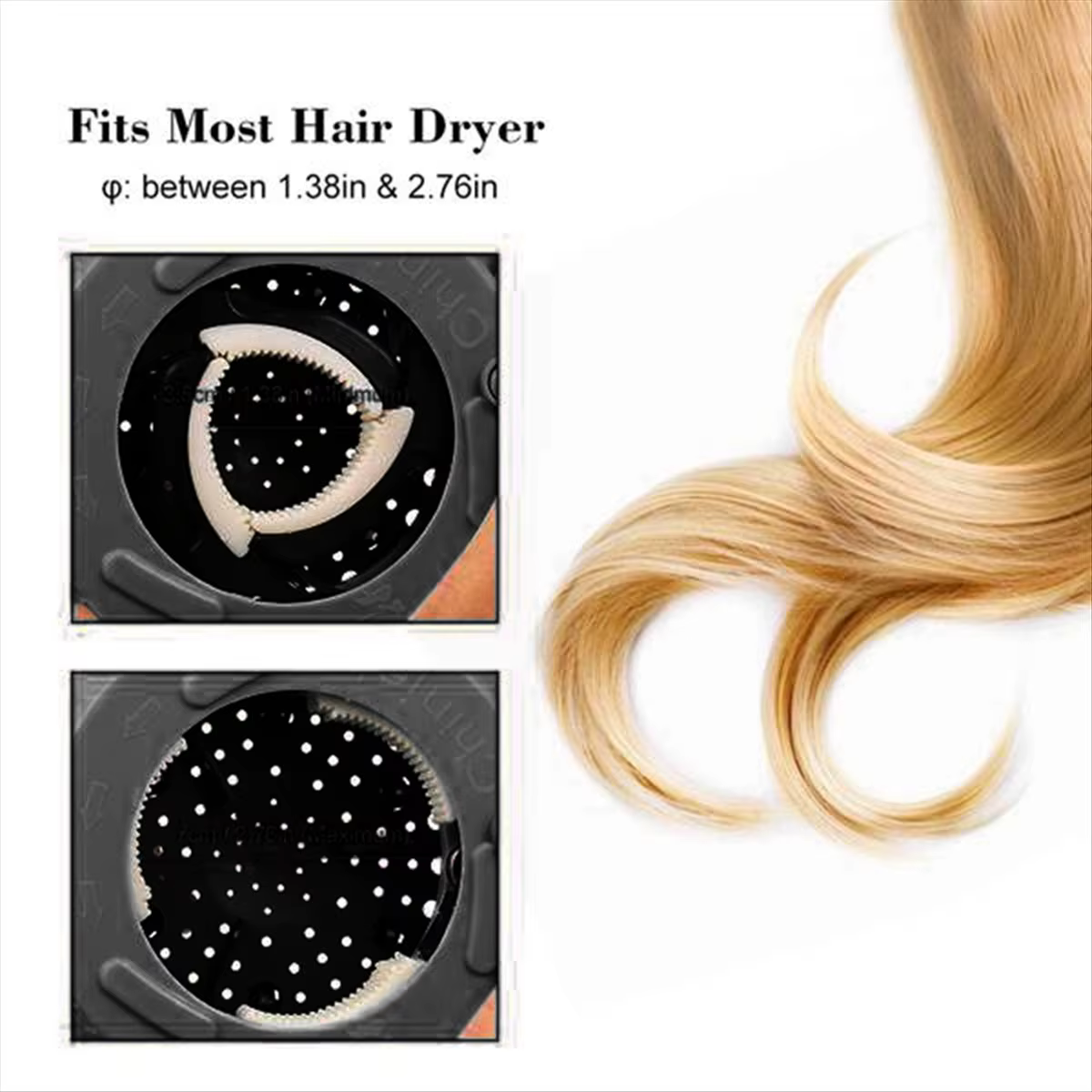 MEIMEI-sèche-cheveux diffuseur universel diffuseur de cheveux accessoire pour vague bouclée fine épaisse et outil de Salon de coiffure crépus