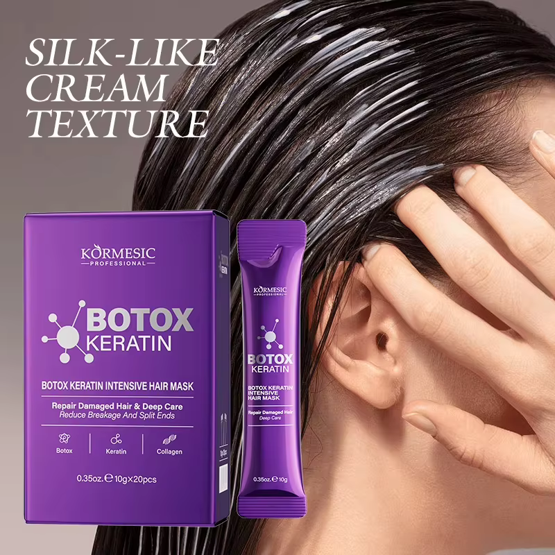 Masque capillaire à la kératine magique
