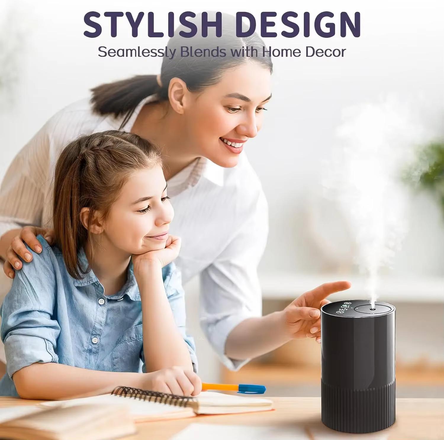 Nouveau diffuseur d'huiles essentielles 2026, diffuseur portable sans fil, fonctionne sur batterie pour voiture, bureau, maison, rechargeable par USB, diffuseurs de parfum