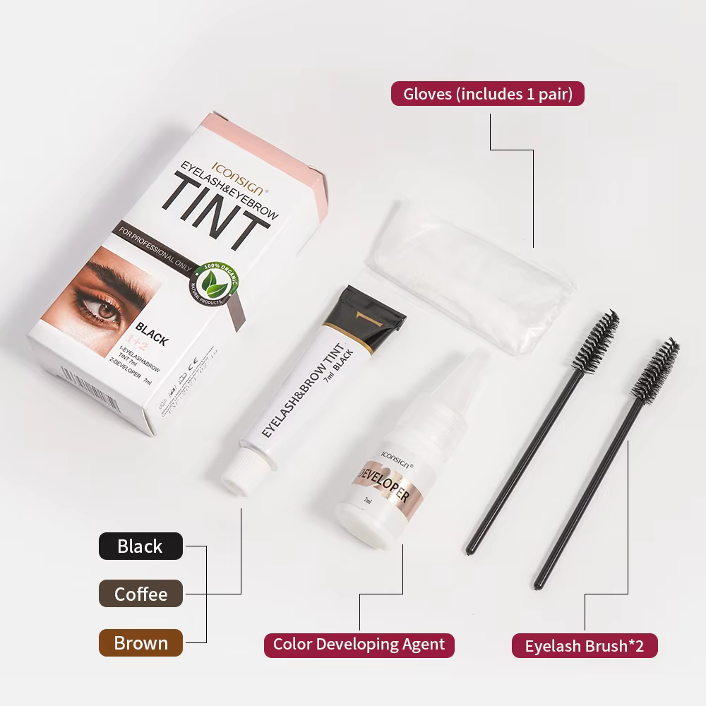 ICONSIGN – Kit de teinture pour cils et sourcils