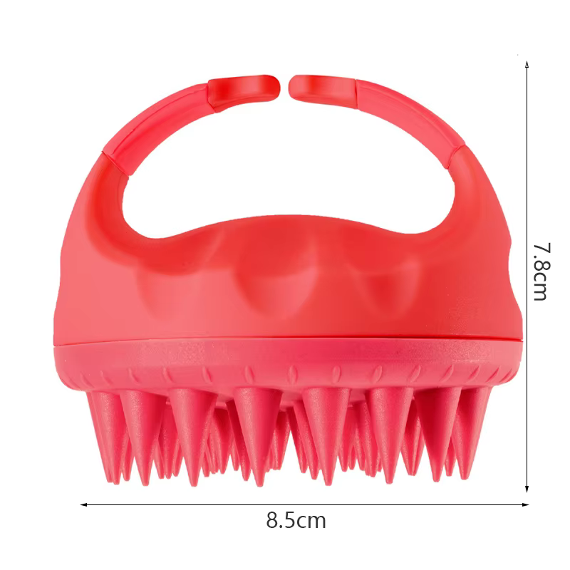 Brosse de massage de la tête en silicone