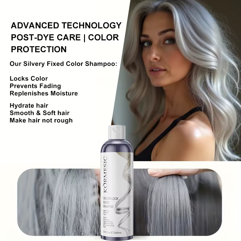 Shampoing couleur argent