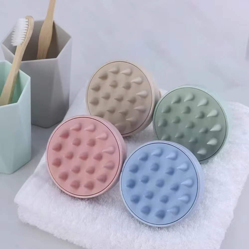 Brosse à shampoing en Silicone