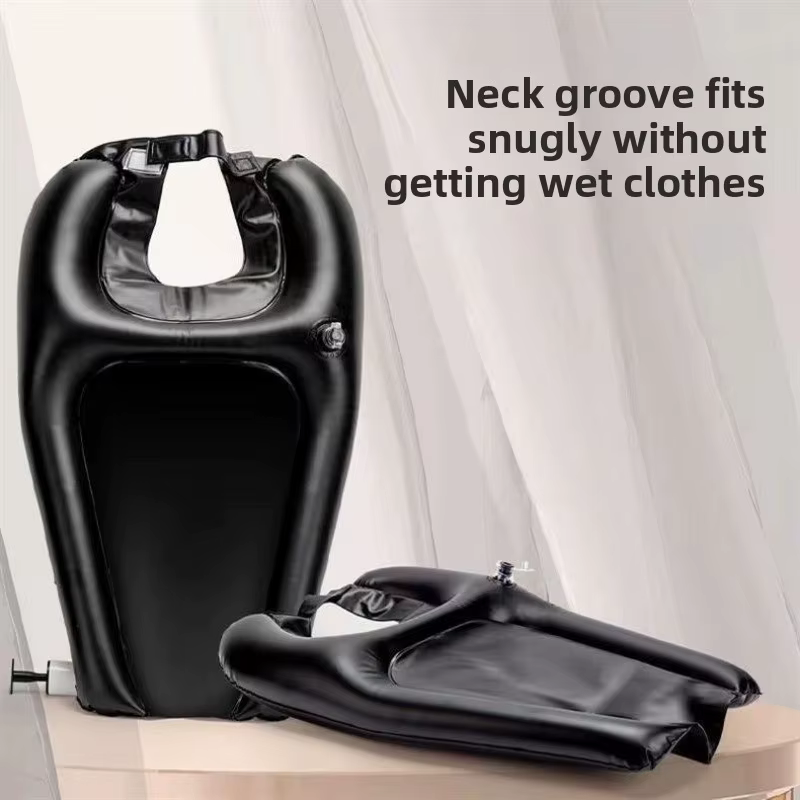 Oreiller gonflable de shampoing pour adultes et enfants