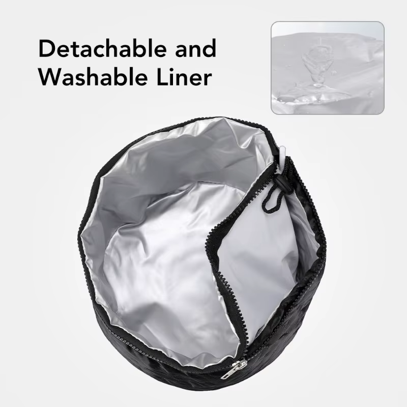 Bonnet chauffant imperméable pour soins capillaires
