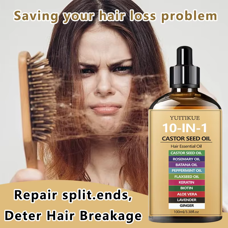 Huile Essentielle pour Cheveux Castor 10-en-1 100ml