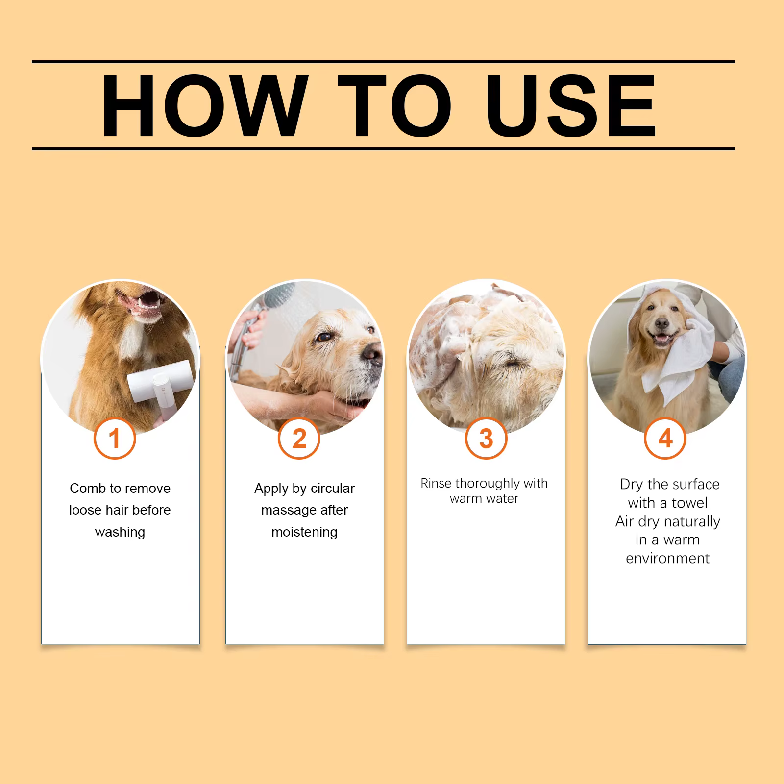 Shampooing pour animaux de compagnie, nettoyage en profondeur, désodorisant, hydratant, adoucissant pour les poils, soulage les irritations cutanées, shampooing pour chiens et chats