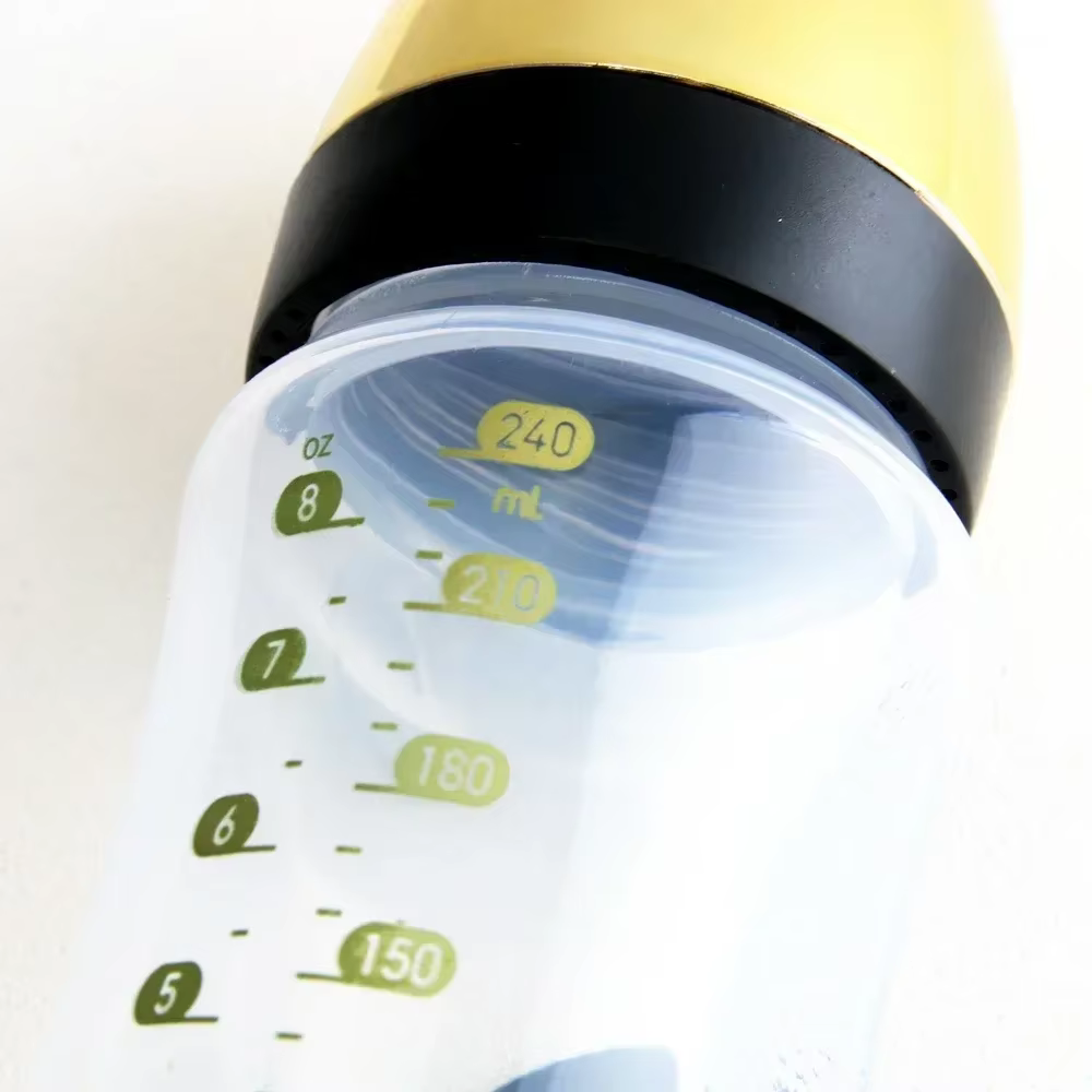 Bébé mignon dessin animé biberon nouveau-né bébé biberon de lait biberon Anti-étouffement conception sans BPA 240 ml 8 oz pour nouveau-né bébé