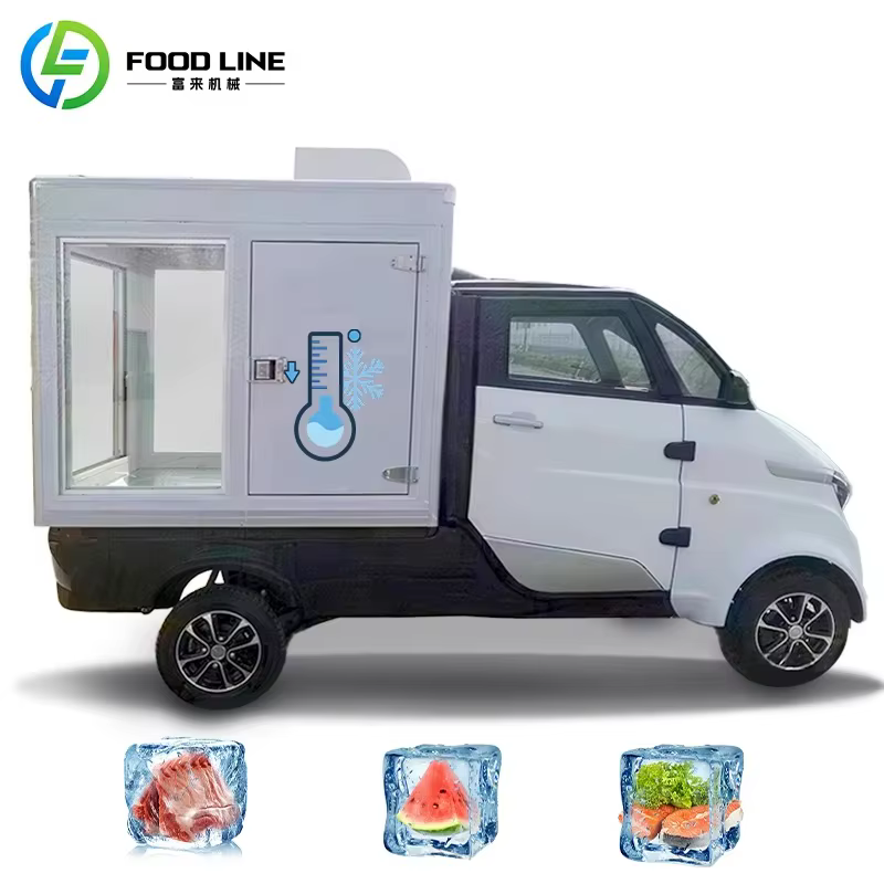 Camion frigorifique de 12 pieds pour chambre froide, remorque congélateur pour le transport de produits frais, personnalisable